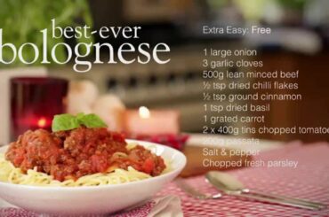 Slimming World Syn Free spaghetti bolognese recipe - FREE