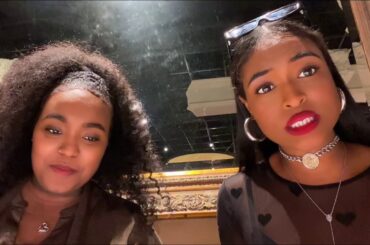 Me, My Stister & Ama :) Dinner At Bravos New Orleans