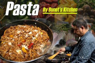 घर पर आसान तरीके से बनाये स्वादिस्ट पास्ता | Red Sauce Pasta Recipe | Bunet's Kitchen