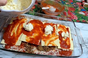 Lasagna Using Barilla Oven Ready Lasagna