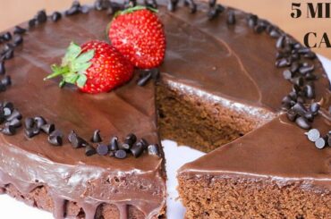 5 Minute Bourbon Biscuit Cake | Cake Recipes | Kanak's Kitchen