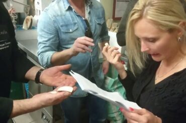 Italian Restaurant Server Training - A russian dealing with Pasta. Toronto Canada