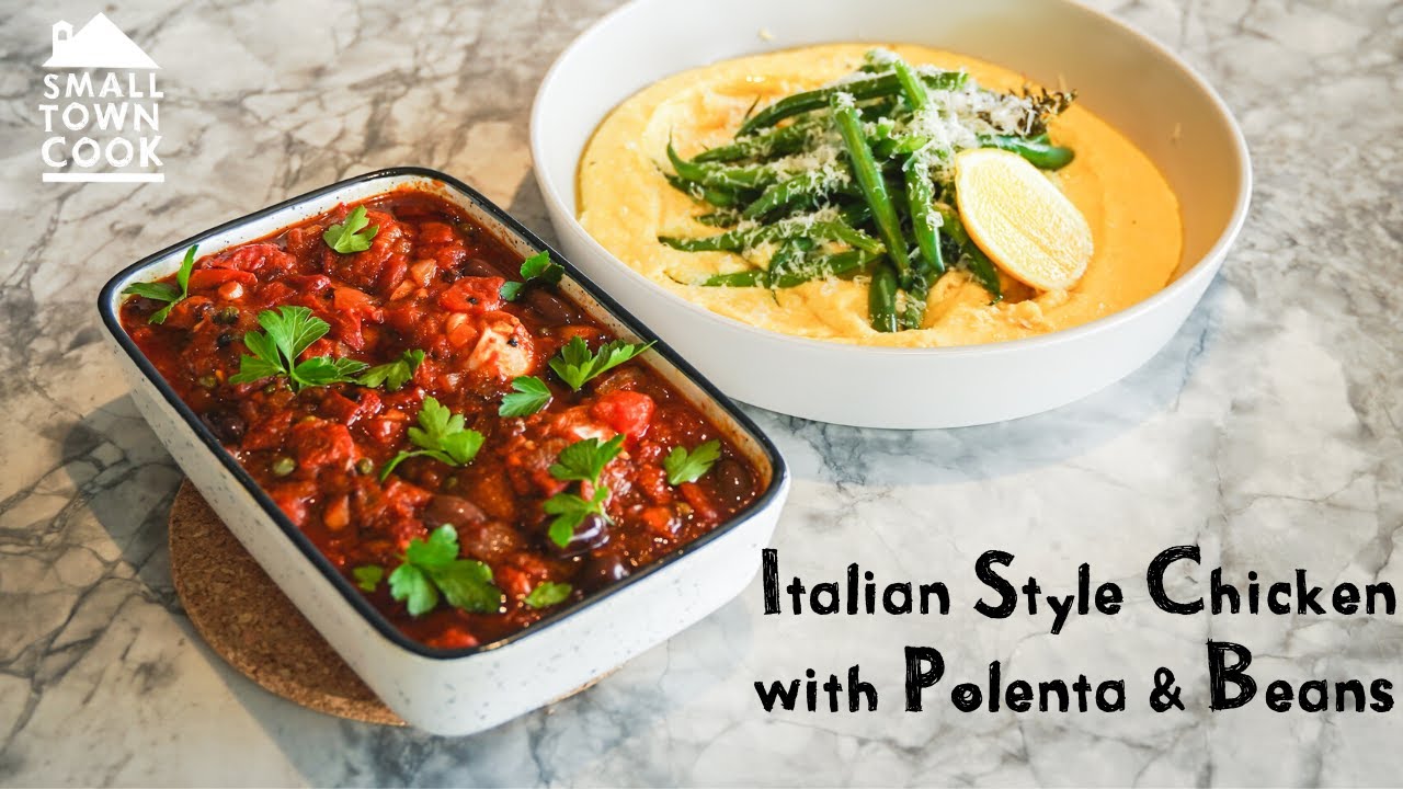 Italian Style Chicken with Polenta & Beans Italian Style Chicken with Polenta & Beans