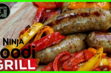 NINJA FOODI GRILL SAUSAGE AND PEPPERS | Ninja Foodi Grill Recipes