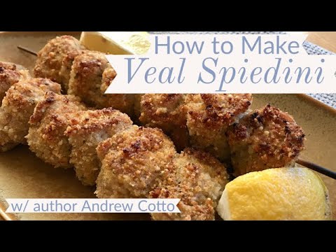 How To Make Veal Spiedini w/ author Andrew Cotto || Cara Di Falco || Cara's Cucina How To Make Veal Spiedini w/ author Andrew Cotto || Cara Di Falco || Cara's Cucina