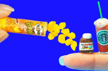 20 DIY MINIATURE BARBIE FOODS & DRINKS: BARBIE CRAFT HACKS