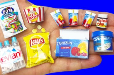 16 DIY MINIATURE FOOD REALISTIC HACKS AND CRAFTS !!!