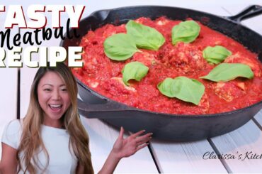 Tasty Meatball Recipe | EASY Game Day Appetizer 🏈