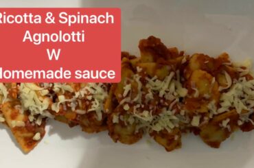 Ricotta & Spinach Agnolotti cooking and Mini Mukbang