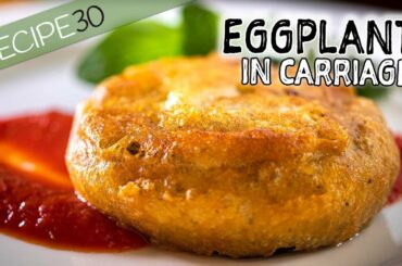 Eggplant in Carriage, Crispy with a Cheesy Centre