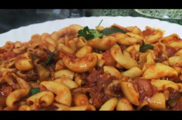 Red sauce macaroni || New style || juicy and spicy || Easy to make || Try kia kya || By #foodsafari