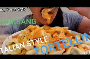 ITALIAN STYLE TORTELLINI ^ CHORIZO,SPINACH AND RICOTTA♡MUKBANG