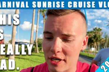 STUCK IN FREEPORT FROM SIMPLE CRUISE MISTAKE! | Carnival Sunrise Cruise Vlog 2019! | Ep. 12