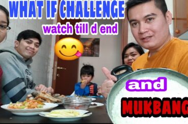 PINOY MUKBANG + WHAT IF? CHALLENGE #OFW #ITALY