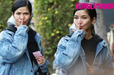 Jhene Aiko Dodges Big Sean Relationship Questions While Leaving Lunch Solo At Il Pastaio 1.16.20