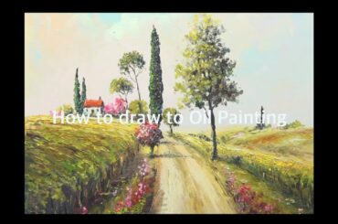 [Oil Painting] Tuscany winery (how to draw)