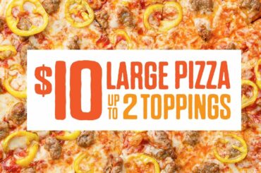 Wegmans 2-Topping Pizza for $10