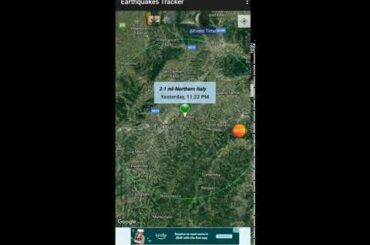 3.1 Earthquake Alba, Italy 18-1-20