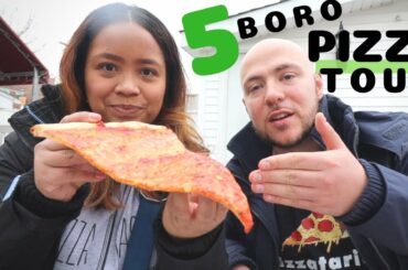 Where to Eat PIZZA in NYC: New York City Pizza Tour (5 Borough Pizza Tour)