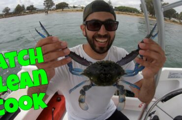 CRABBING IN TERRIBLE WEATHER | CATCH CLEAN COOK | ITALIAN STYLE CHILLI CRAB PASTA - EP16