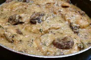 ...almost finish my Chicken Marsala