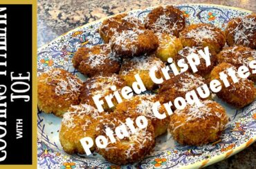 Potato Croquettes Cooking Italian with Joe