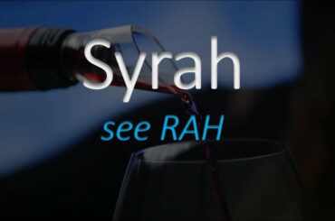 How to Pronounce Syrah? French Wine Pronunciation