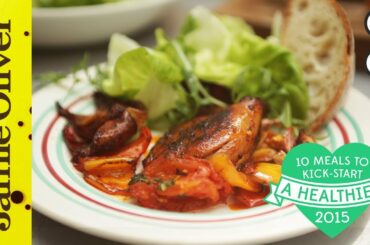 Healthy Traybaked Chicken Thighs | #10HealthyMeals | Kerryann Dunlop