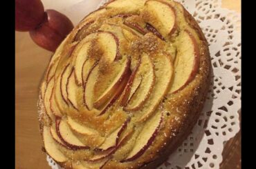 HOW TO MAKE AN APPLE FRENCH CAKE/TORTA ALLA FRANCESE. EATGREENDELIGHTS (ITALIAN CUISINE)