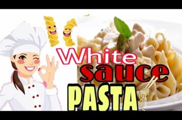 Easy white sauce pasta at home ||recipe step by step|| sweety barua||