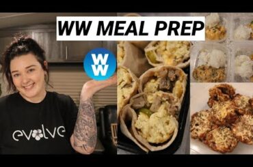 WEEKLY WW MEAL PREP FOR WEIGHT LOSS | BREAKFAST BURRITOS, ITALIAN MEATLOAF MUFFINS, + MORE!