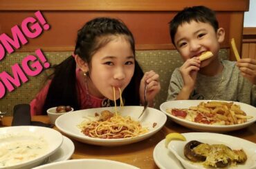 Italian Spaghetti and Pizza.