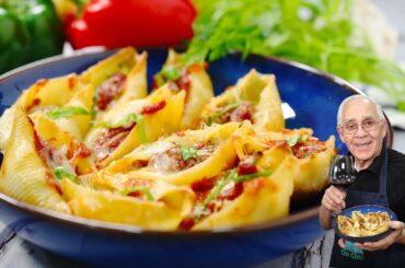 Stuffed Shells with Sausage and Peppers