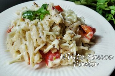 Simplest and Tastiest White Sauce Pasta Ever - Italian White Sauce Pasta - Simply Food