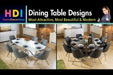 Dining Tables SMART & MODERN || 6 & 8 Seater Dining Table/Chairs Set