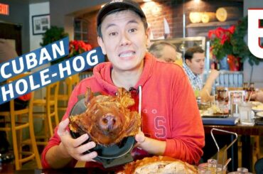 Cuban Whole-Roasted Pig with the Crispiest Skin in Miami — Dining on a Dime