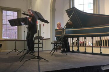 Nina Siniakova. Gelidi riflessi (Frozen Reflections) for violin and harpsichord (2018)