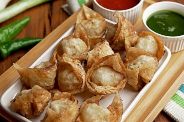 Chicken Wonton | Crispy Wonton Recipe by food medley