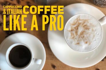 Make at home cappuccino like bars do and Italian coffee (moka) like Italians take everyday