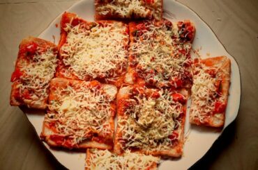 ब्रेड पिज़्ज़ा बनाने की विधि,Bread pizza recipe in hindi,lunchbox recipe,DHRUV BHATE