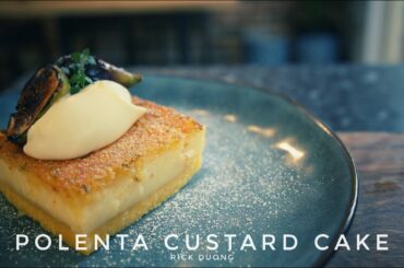 Polenta Custard Cake - Perfect Italian Style Dessert | Rick Duong