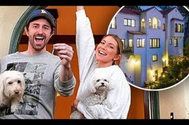Vanderpump Rules' Stassi Schroeder and fiance Beau Clark celebrate moving into new $1.7million Holly