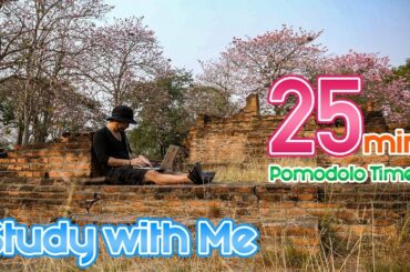 Study with me #8 - motivational montage(no music)【Digital Nomad at  Ayutthaya】