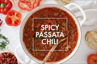 DeLallo Spicy Passata Chili with Calabrian Peppers