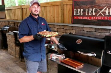 How to  make Italian Sausage Stuffed Zucchini Boats on a REC TEC Grill