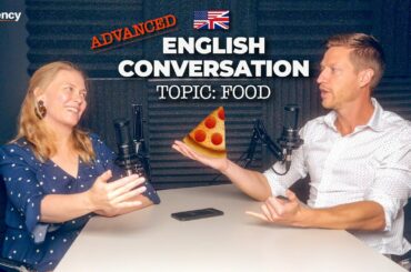 Advanced English Conversation: Talking about FOOD in the UK, USA, and Spain 🍔(with Subtitles!)