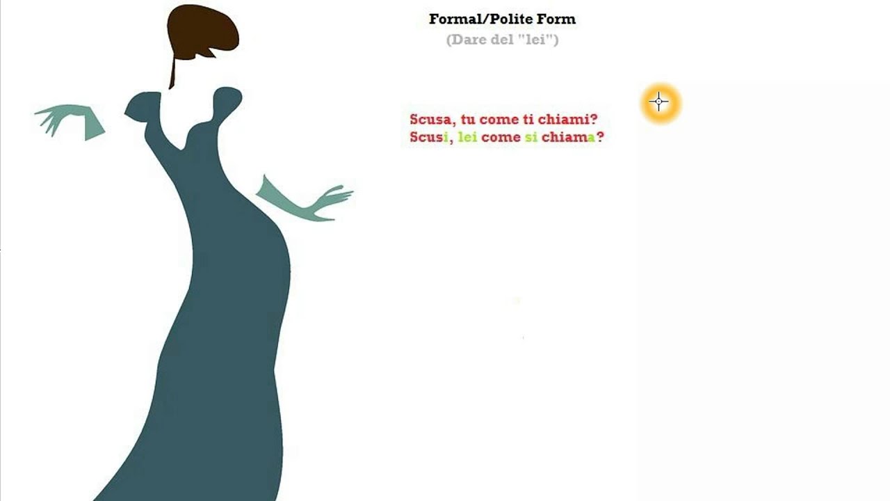 Italian Course Beginner Series 64: The Polite Form Italian Course Beginner Series 64: The Polite Form
