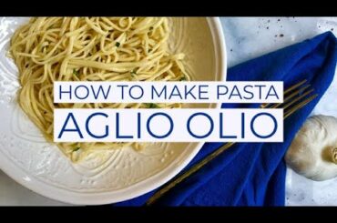 How to Make Pasta Aglio e Olio || Cara Di Falco || Cara's Cucina