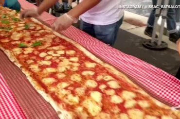 Giant pizza fundraiser for Australian firefighters