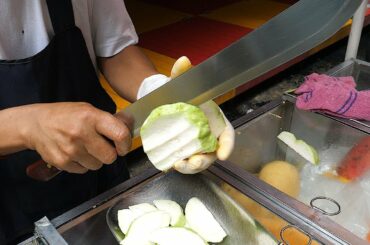 태국 과일 자르기 달인 / Amazing Fruits Cutting Skills - thai street food